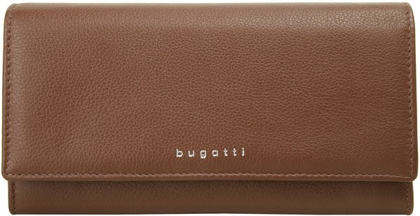 Bugatti Lady Top Wallet With Flap (496103) cognac