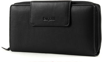 Bugatti Vertice Ladies Zip Wallet with Strap 24CC black