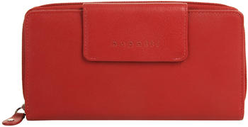 Bugatti Vertice Ladies Zip Wallet with Strap 24CC red