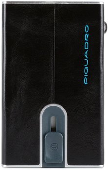 Piquadro Blue Square Compact Wallet (PP5585B2R) black