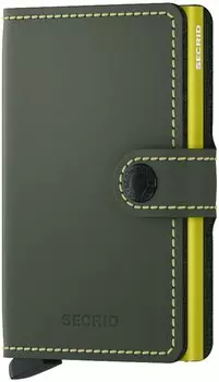 Secrid Miniwallet matte green & lime