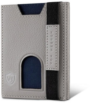 Von Heesen Whizz Wallet with Elastic Band and Mini Coin Pocket grey