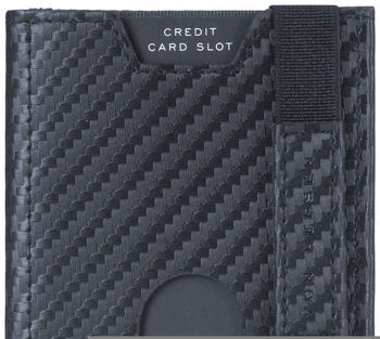 Von Heesen Whizz Wallet with Elastic Band and Mini Coin Pocket carbon