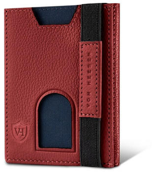 Von Heesen Whizz Wallet with Elastic Band and Mini Coin Pocket red