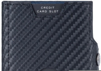 Von Heesen Whizz Wallet with Push Button and XL Coin Pocket carbon