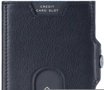 Von Heesen Whizz Wallet with Push Button and XL Coin Pocket black