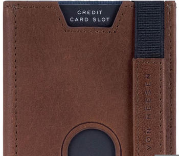 Von Heesen Whizz Wallet with Elastic Band and without Coin Pocket cognac