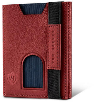 Von Heesen Whizz Wallet with Elastic Band and XL Coin Pocket red