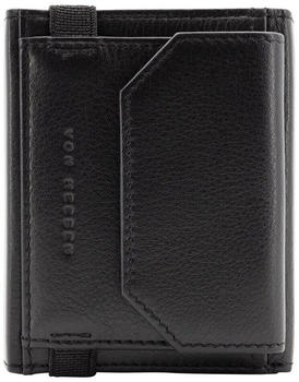 Von Heesen Whizz Wallet with Elastic Band and XL Coin Pocket black