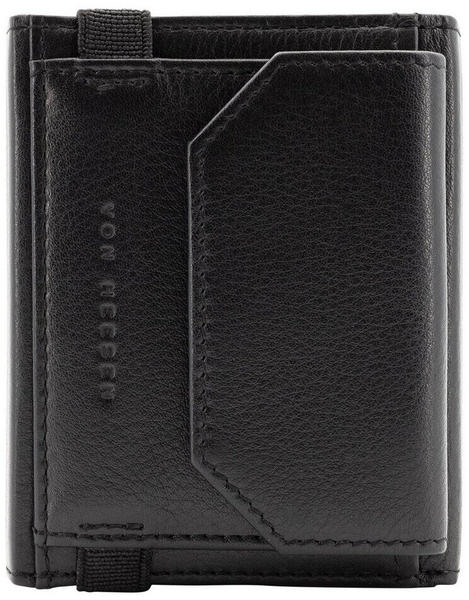 Von Heesen Whizz Wallet with Elastic Band and XL Coin Pocket black