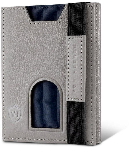 Von Heesen Whizz Wallet with Elastic Band and without Coin Pocket grey