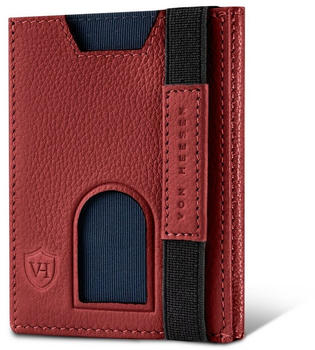 Von Heesen Whizz Wallet with Elastic Band and without Coin Pocket red