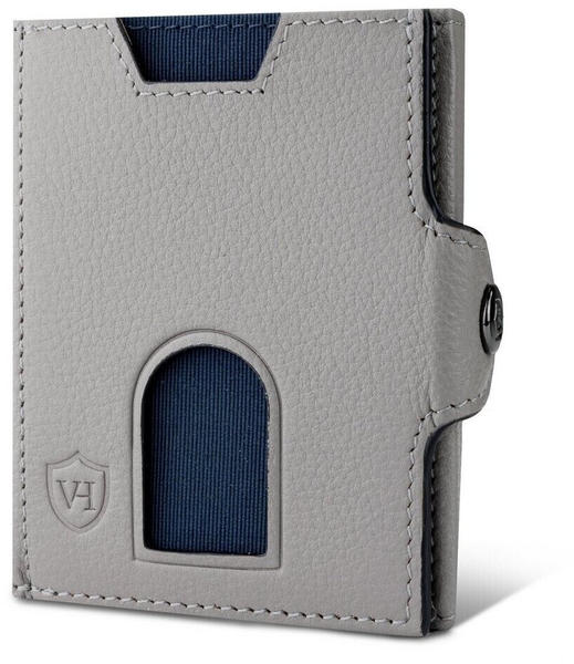 Von Heesen Whizz Wallet with Push Button and without Coin Pocket grey