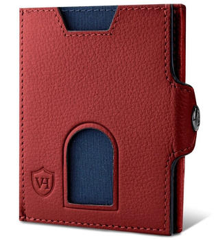 Von Heesen Whizz Wallet with Push Button and XXL Coin Pocket red