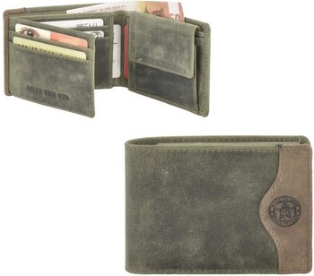 Billy the Kid Hunter Wallet RFID khaki/brown (0862-30)