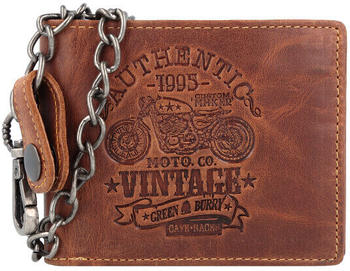 Greenburry Vintage Cafe-Racer Wallet RFID brown (0835-25)