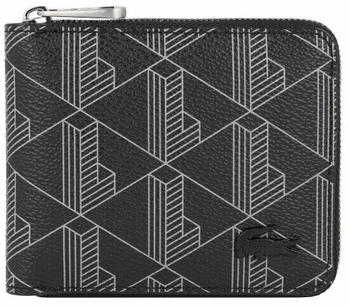 Lacoste The Blend Wallet RFID monogram noir gris (NH4005LX-H45)