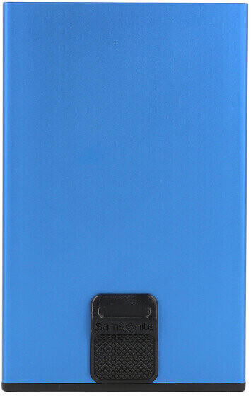 Samsonite Alu Fit Credit Card Wallet RFID true blue (133888-1875)