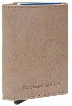 The Chesterfield Brand Antique Buff Paris Credit Card Wallet RFID off white (C08-0441-05)