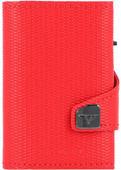 Tru Virtu Click & Slide Credit Card Wallet RFID coral-red (241042004-05)
