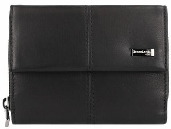 Greenland Nature Black Nappa Wallet RFID black (3053)