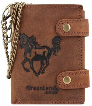 Greenland Montenegro Wallet RFID horse (2975-2H-brown)