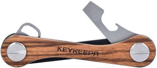 KEYKEEPA Wood Key Manager 1-12 Keys zebrano (KK-HZ-ZEB-ORIG)