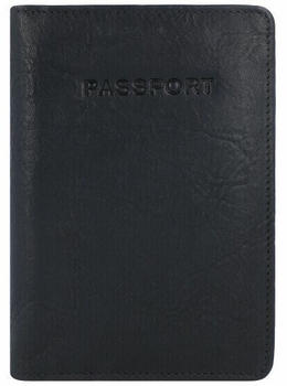 Burkely Antique Avery Passport Case RFID black (250456-10)