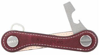 KEYKEEPA Leather Key Manager 1-12 Keys merlot red (KK-L-MERLOT-RED-ORG)