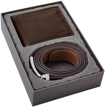 Fossil Wallet Gift Box 2pcs. dark brown (MLG0658-201)