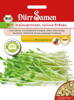Dürr-Sa­men Bio-Keimsprossen Grüne Erbsen