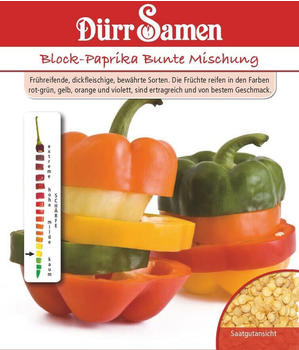 Dürr-Sa­men Block-Paprika Bunte Mischung (D1016)
