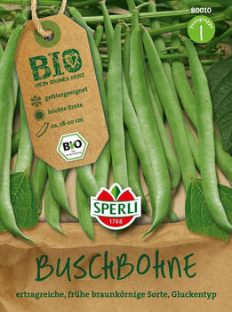 Sperli Buschbohne grün Gluckentyp BIO (80010)