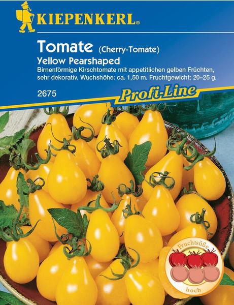 Kiepenkerl Cherry-Tomate Yellow Pearshaped (1 Packung)