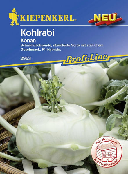 Kiepenkerl Kohlrabi Konan Brassica oleracea var. gongylodes 30 Korn (0693108213)