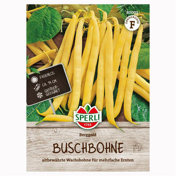 Sperli Gemüsesamen Buschbohne Berggold gelb