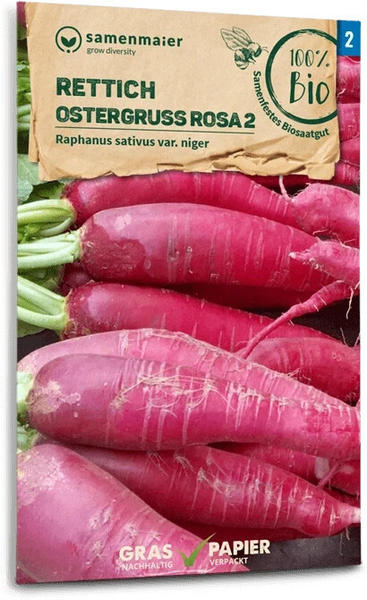 Samen Maier Bio Rettich Ostergruß Rosa 2 (1 Packung)