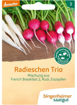 Bingenheimer Saatgut Saatgut Radies Mischung Radieschen Trio (1 Packung)