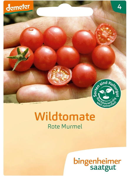 Bingenheimer Saatgut Saatgut Wild-Tomate Rote Murmel (1 Packung)