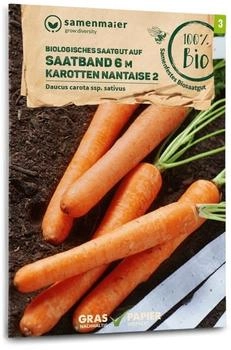 Samen Maier Bio Karotten-Saatband Nantaise 2 1 Pkg