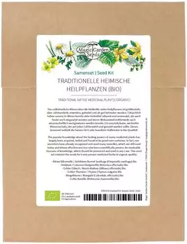 Magic Garden Seeds Traditionelle heimische Heilpflanzen (Bio) Samenset 6 Heilkräuter (ST00170)