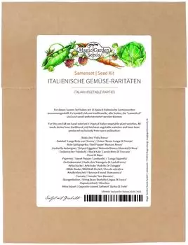 Magic Garden Seeds Italienische Gemüse-Raritäten Samenset, 15 Sorten (ST00025)