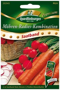 Quedlinburger Saatgut Radies & Möhren Saatband