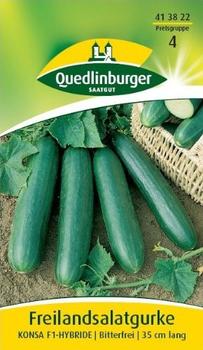 Quedlinburger Saatgut Freilandsalatgurke Konsa F1
