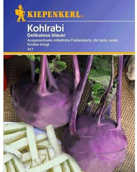 Quedlinburger Saatgut Kohlrabi Delikateß blauer