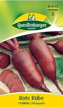 Quedlinburger Saatgut Rote Rübe Cylindra