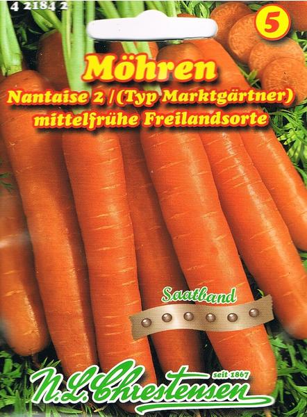 Chrestensen Möhre Nantaise 2/ Typ Marktgärtner (Saatband)