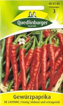 Quedlinburger Saatgut Gewürzpaprika de Cayenne