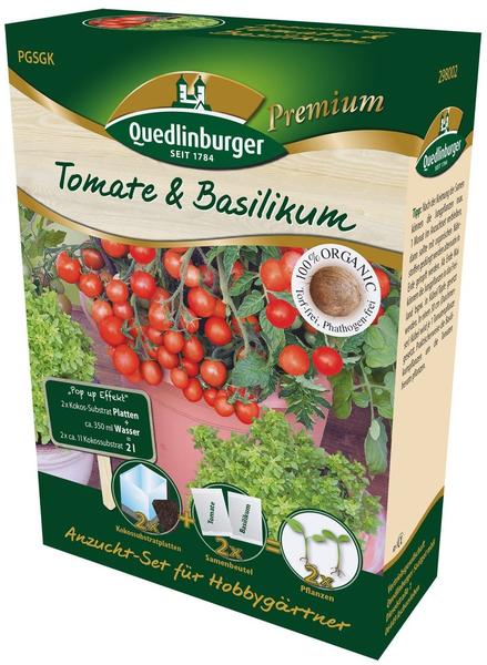 Quedlinburger Saatgut Anzuchtset Tomate & Basilikum
