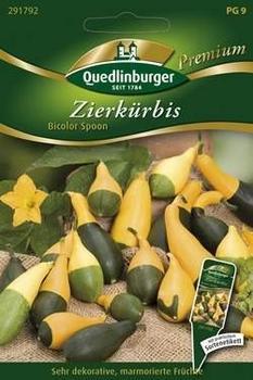 Quedlinburger Saatgut Zierkürbis Bicolor Spoon